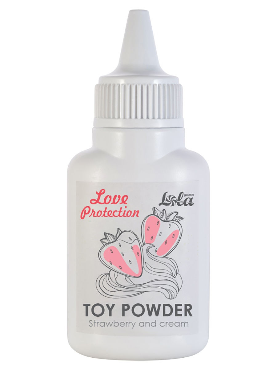 Lola Toys пудра для игрушек с ароматом Клубники со сливками, 15 гр