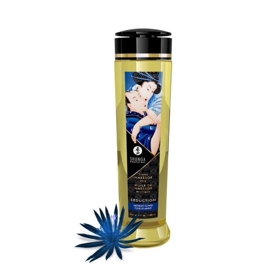 Shunga масло массажное для тела с ароматом Ночного цветка, 240 мл.