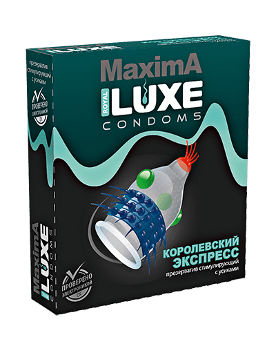 Luxe Maxima презервативы Королевский экспресс, 1 шт.