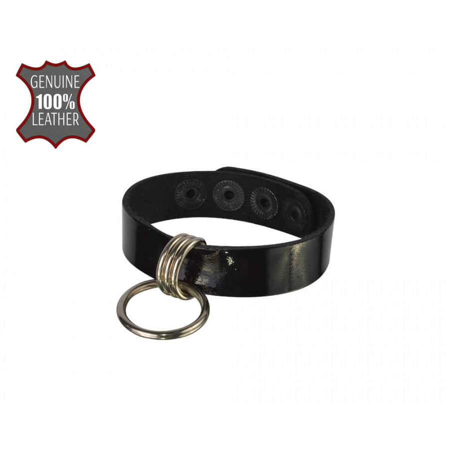 Sitabella лаковый браслет с подвесным колечком 31390-10, Черный*