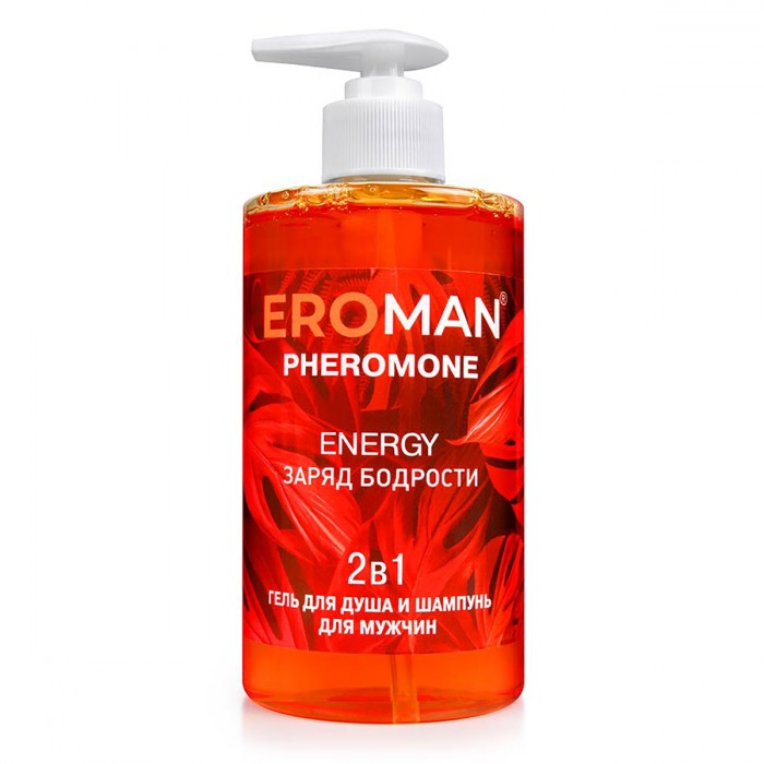 Bioritm мужской гель для душа и шампунь с феромонами Заряд бодрости, 430 мл.*