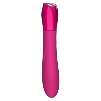 vibratore CERES ORIGINAL in silicone, 7 modalità di vibrazione, fucsia, 17,5cm x 3,5