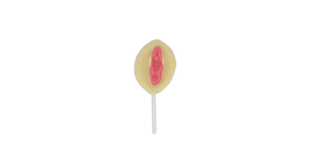 caramelle e intimo commestibile-Lecca Lecca a forma di vagina Candy Pussy Lollipop-LaChatte.it