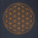 Flower of Life Antracite