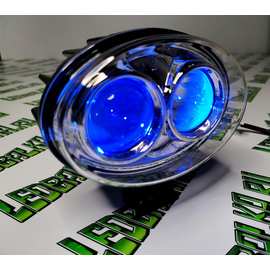 Маркерный фонарь 6W на погрузчик  синий круг
