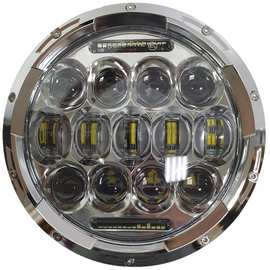 Светодиодные LED фары 7" 150W  (хром)  головного света  (2ШТ)