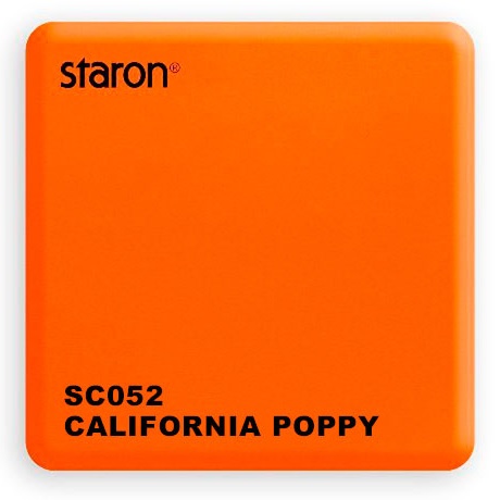 Акриловый камень Staron SC052 CALIFORNIA POPPY