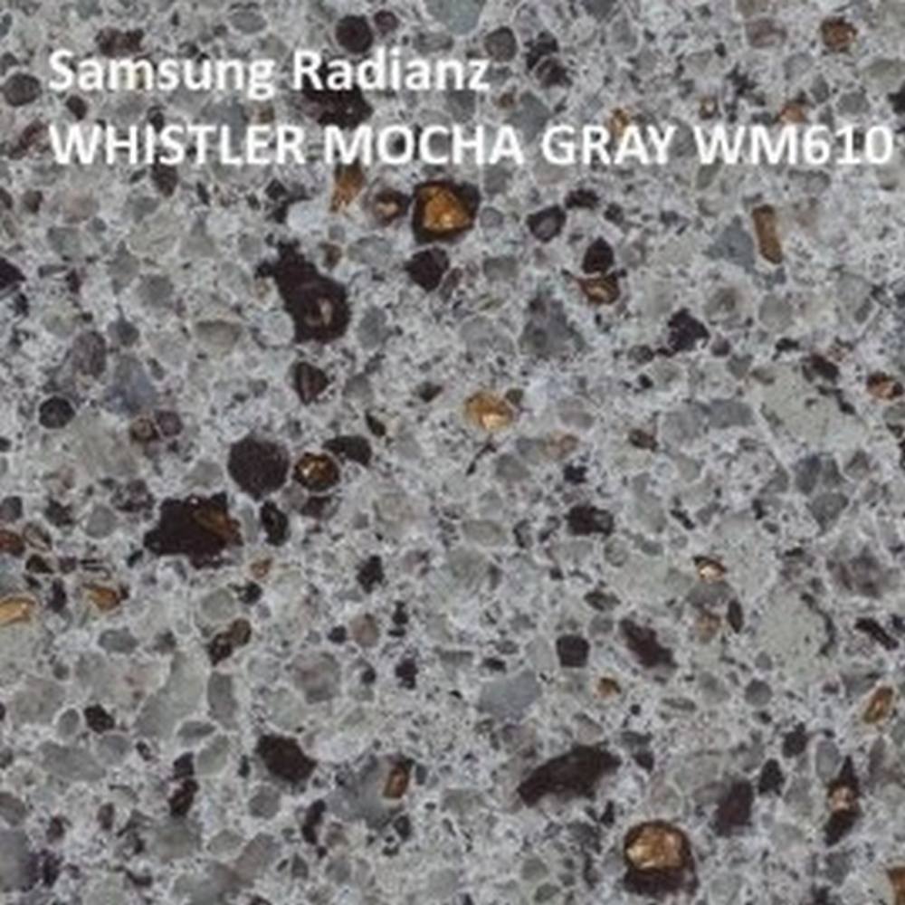 Кварцевый камень Samsung Radianz Whistler Mocha Gray