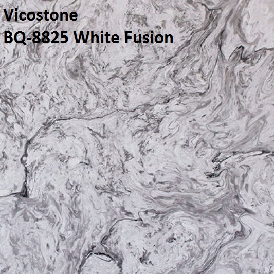 Кварцевый камень Vicostone BQ-8825 White Fusion