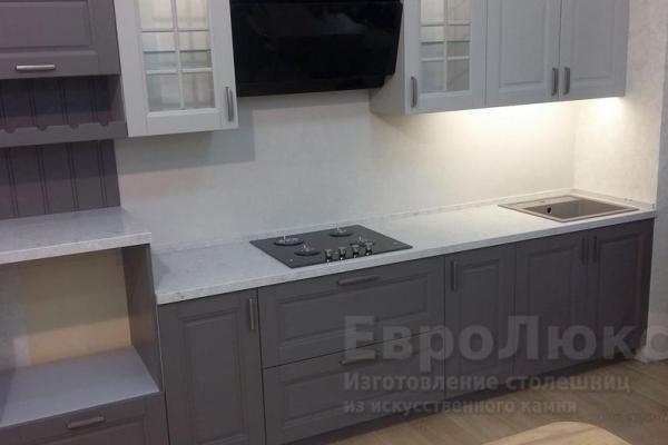 Кварцевая столешница из Caesarstone 6131 Bianco Drift