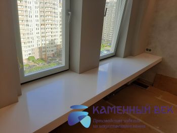 Подоконник из искусственного камня Neomarm N 010 White