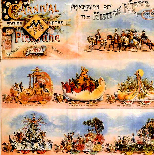 Mardi Gras. 1892 Comus Picayune