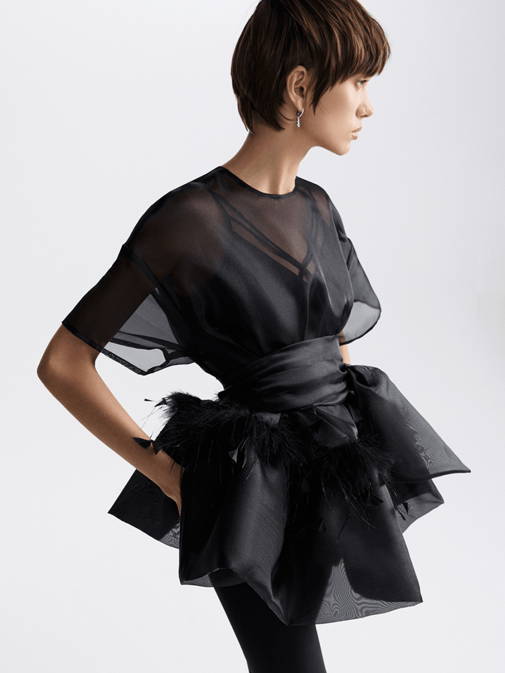 картинка топ из органзы от магазина truered.ru (ex-SOLO·U)