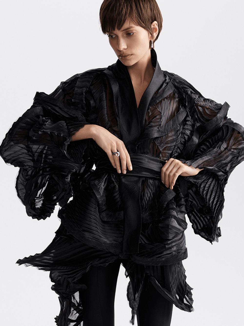 картинка туника гофре органза от магазина truered.ru (ex-SOLO·U)