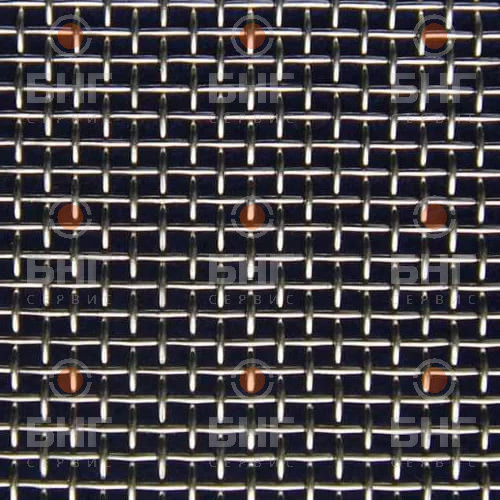 Сетка циркониевая тканая 0,36х2,5 мм чертеж