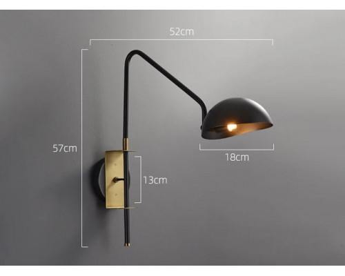 Дополнительное фото Настенный светильник DeLight Collection Wall lamp MT9049-1WB black/bronze: Купить в Интернет магазин освещения GCSVET.RU Дополнительное фото Настенный светильник DeLight Collection Wall lamp MT9049-1WB black/bronze: Купить в Интернет магазин освещения GCSVET.RU