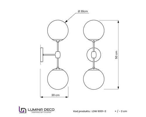 Дополнительное фото Настенный светильник Lumina Deco Zodiak LDW 6001-2 BK+WT: Купить в Интернет магазин освещения GCSVET.RU Дополнительное фото Настенный светильник Lumina Deco Zodiak LDW 6001-2 BK+WT: Купить в Интернет магазин освещения GCSVET.RU