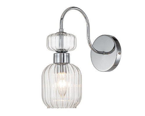 Основное фото Настенный светильник Escada Gloss 1141/1A Chrome/Clear: Купить в Интернет магазин освещения GCSVET.RU Основное фото Настенный светильник Escada Gloss 1141/1A Chrome/Clear: Купить в Интернет магазин освещения GCSVET.RU