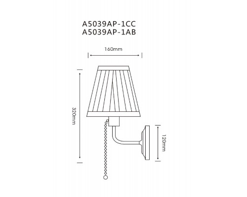 Дополнительное фото Настенный светильник Arte Lamp Marriot A5039AP-1CC: Купить в Интернет магазин освещения GCSVET.RU Дополнительное фото Настенный светильник Arte Lamp Marriot A5039AP-1CC: Купить в Интернет магазин освещения GCSVET.RU
