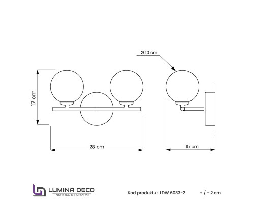 Дополнительное фото Настенный светильник Lumina Deco Marsiada LDW 6033-2 MD: Купить в Интернет магазин освещения GCSVET.RU Дополнительное фото Настенный светильник Lumina Deco Marsiada LDW 6033-2 MD: Купить в Интернет магазин освещения GCSVET.RU