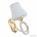 Дополнительное фото Настенный светильник Arte Milano Florentia-2387 302387/1W Wh/Gd: Купить в Интернет магазин освещения GCSVET.RU