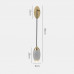 Дополнительное фото Настенный светильник DeLight Collection Celestial MT8847-1W brass: Купить в Интернет магазин освещения GCSVET.RU