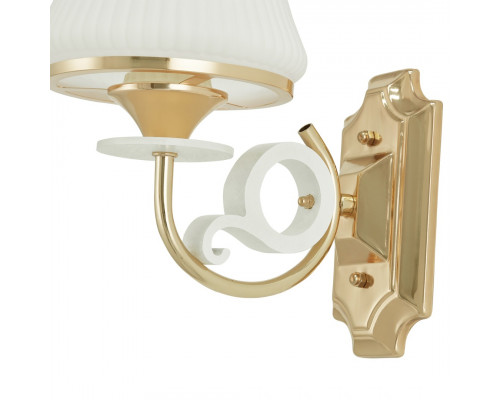 Дополнительное фото Настенный светильник Arte Milano Florentia-1097 301097/1W Wh/Gd: Купить в Интернет магазин освещения GCSVET.RU Дополнительное фото Настенный светильник Arte Milano Florentia-1097 301097/1W Wh/Gd: Купить в Интернет магазин освещения GCSVET.RU