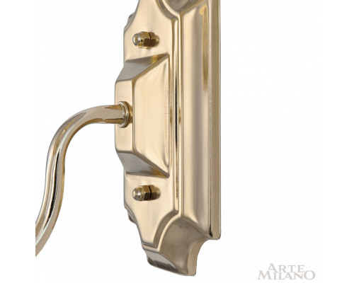 Дополнительное фото Настенный светильник Arte Milano Florentia-8857 308857/1W Wh/Gd: Купить в Интернет магазин освещения GCSVET.RU Дополнительное фото Настенный светильник Arte Milano Florentia-8857 308857/1W Wh/Gd: Купить в Интернет магазин освещения GCSVET.RU