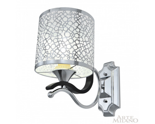 Дополнительное фото Настенный светильник Arte Milano Florentia-6787 306787/1W Bk/Ni: Купить в Интернет магазин освещения GCSVET.RU Дополнительное фото Настенный светильник Arte Milano Florentia-6787 306787/1W Bk/Ni: Купить в Интернет магазин освещения GCSVET.RU