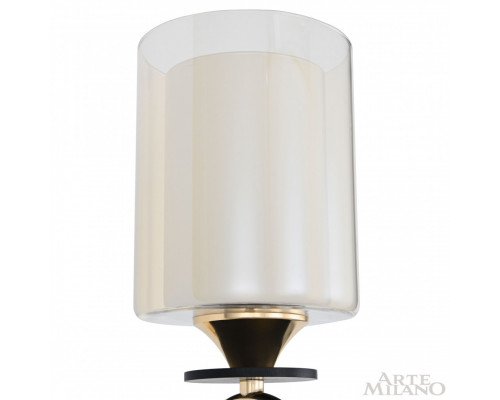 Дополнительное фото Настенный светильник Arte Milano Florentia-2237 302237/1W Bk/Gd: Купить в Интернет магазин освещения GCSVET.RU Дополнительное фото Настенный светильник Arte Milano Florentia-2237 302237/1W Bk/Gd: Купить в Интернет магазин освещения GCSVET.RU