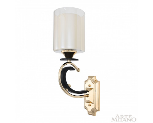 Дополнительное фото Настенный светильник Arte Milano Florentia-2237 302237/1W Bk/Gd: Купить в Интернет магазин освещения GCSVET.RU Дополнительное фото Настенный светильник Arte Milano Florentia-2237 302237/1W Bk/Gd: Купить в Интернет магазин освещения GCSVET.RU