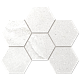 Мозаика KA00 Hexagon 25x28,5 непол.(10 мм)
