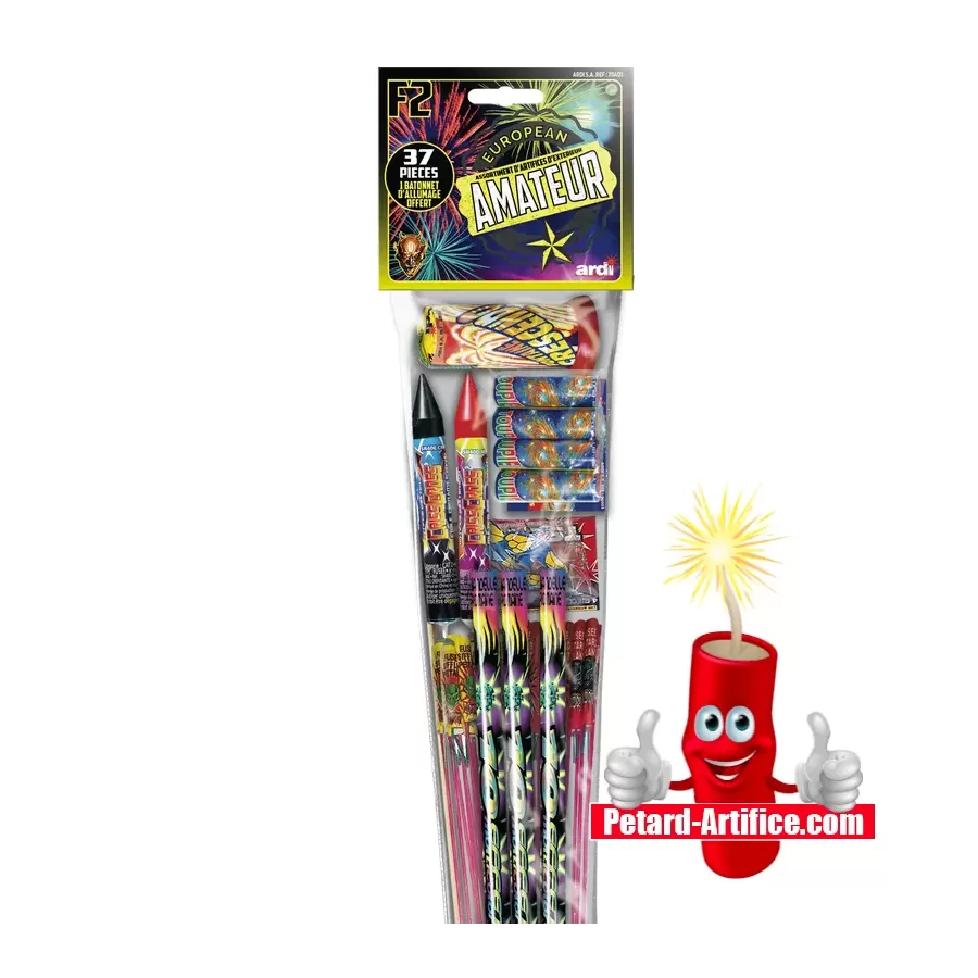 Sachet 37 Artifices Amateur