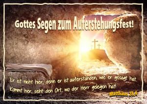 Matthäus 28,6 - Er ist nicht hier, denn er ist auferstanden, wie er gesagt hat. Kommt her, seht den Ort, wo der Herr gelegen hat! Matthäus 28,6 - Er ist nicht hier, denn er ist auferstanden, wie er gesagt hat. Kommt her, seht den Ort, wo der Herr gelegen hat!