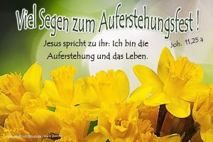 Johannes 11,25 a - Jesus spricht zu ihr: Ich bin die Auferstehung und das Leben. Johannes 11,25 a - Jesus spricht zu ihr: Ich bin die Auferstehung und das Leben.