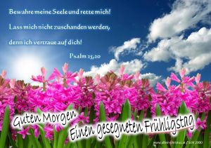 Guten Morgen - Einen gesegneten Frühlingstag Guten Morgen - Einen gesegneten Frühlingstag