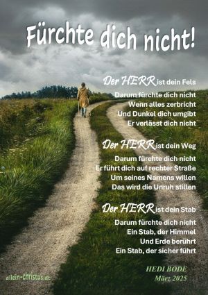 Fürchte dich nicht von Hedi Bode Fürchte dich nicht von Hedi Bode