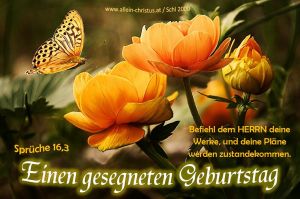 Sprüche 16,3 - Befiehl dem Herrn deine Werke, und deine Pläne werden zustande kommen Sprüche 16,3 - Befiehl dem Herrn deine Werke, und deine Pläne werden zustande kommen
