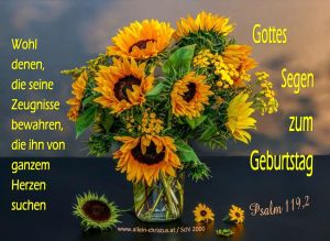 Psalm 119,2 - Wohl denen, die seine Zeugnisse bewahren, die ihn von ganzem Herzen suchen Psalm 119,2 - Wohl denen, die seine Zeugnisse bewahren, die ihn von ganzem Herzen suchen
