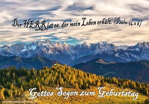 Psalm 54,6 b - Der Herr ist es, der mein Leben erhält Psalm 54,6 b - Der Herr ist es, der mein Leben erhält