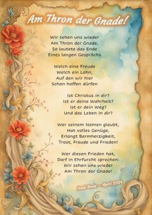 Am Thron der Gnade von Hedi Bode Am Thron der Gnade von Hedi Bode