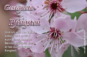Johannes 14,16 - Und ich will den Vater bitten, und er wird euch einen anderen Beistand geben, dass er bei euch bleibt in Ewigkeit Johannes 14,16 - Und ich will den Vater bitten, und er wird euch einen anderen Beistand geben, dass er bei euch bleibt in Ewigkeit