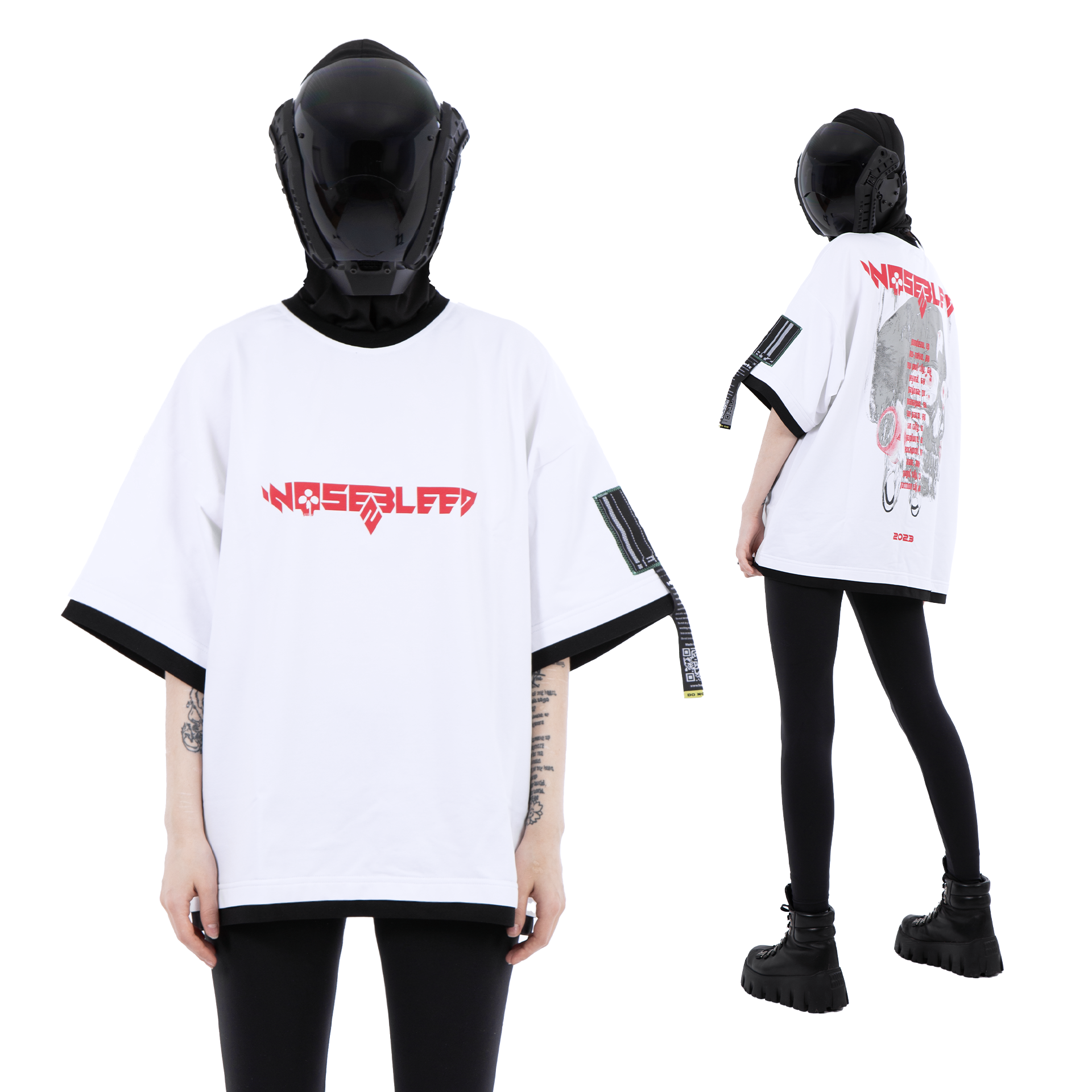 «RETURN OF THE LIVING DEAD» WHITE KIMONO T-SHIRT