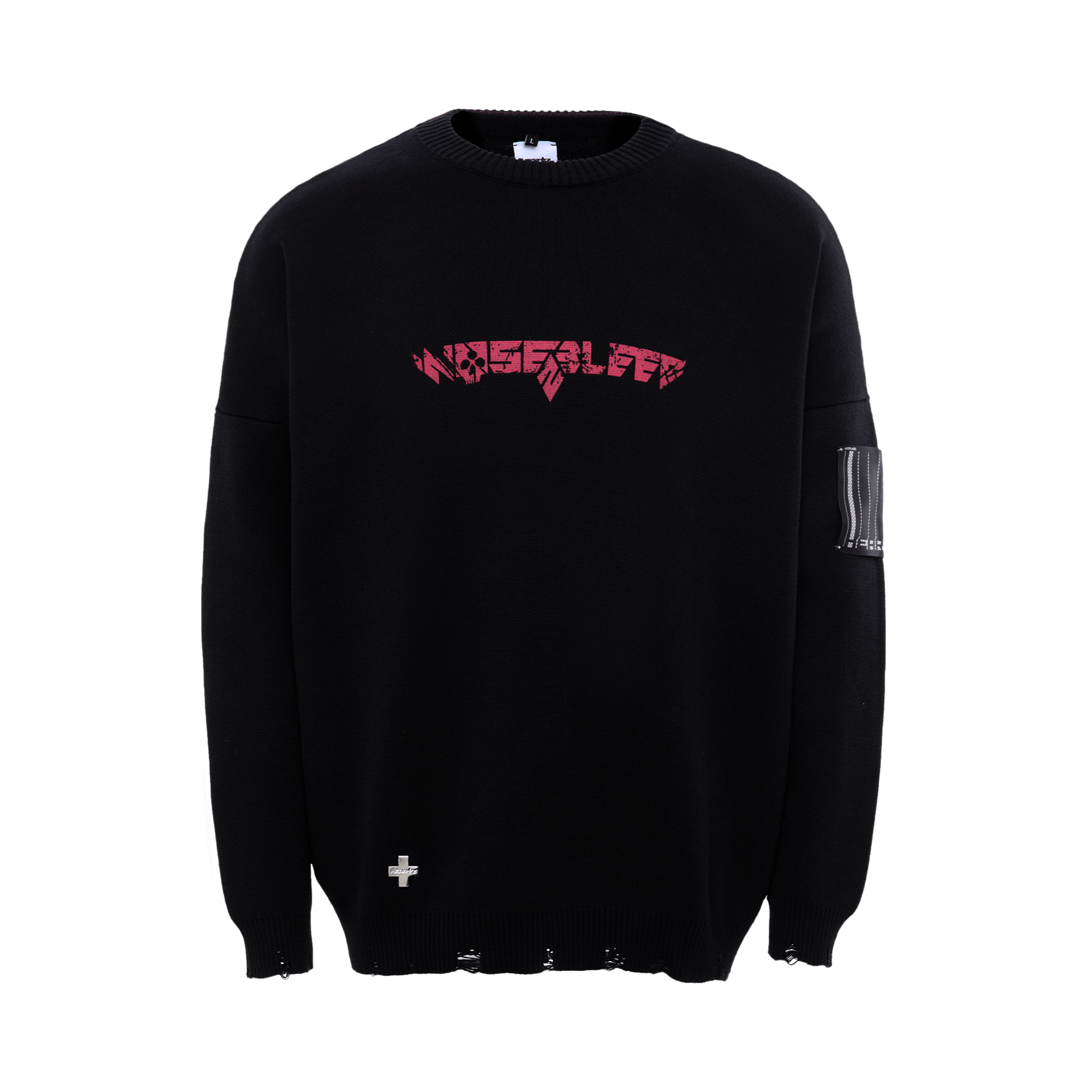«DOUBLE-BARRELED» TOUR DISTRESSED SWEATER