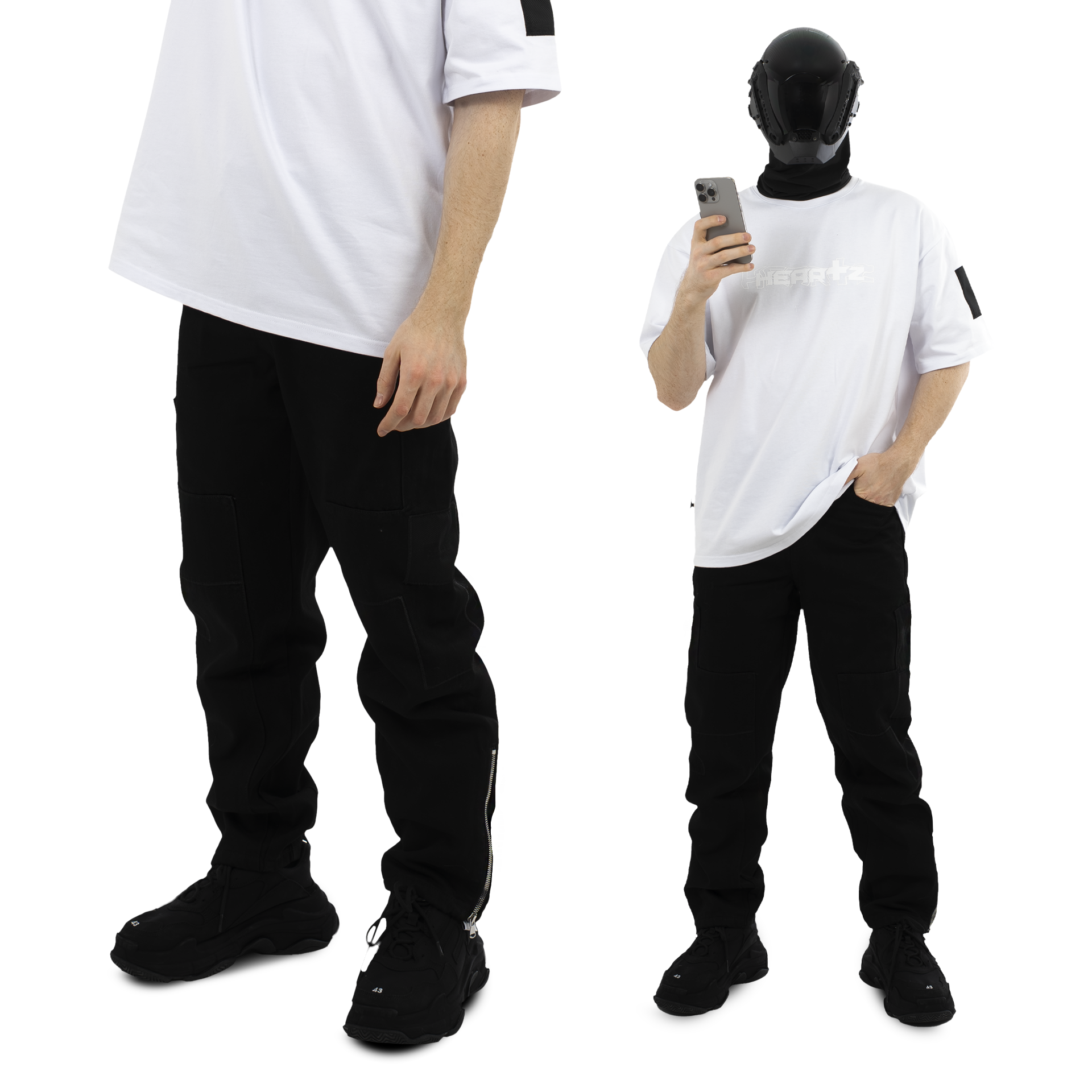 «GENESIS» Black Series Denim Pants