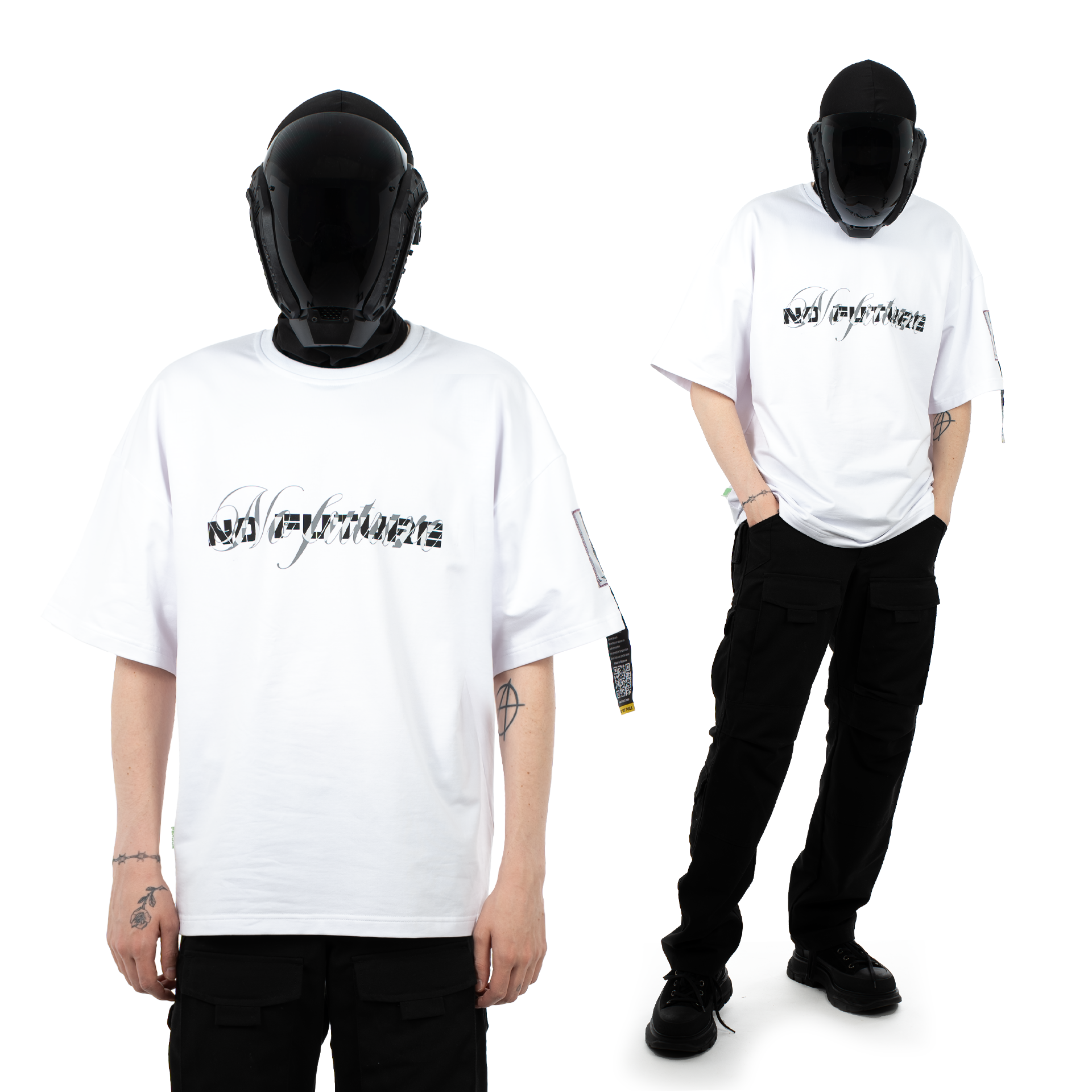 «Upside Down» Inverted Kimono T-Shirt
