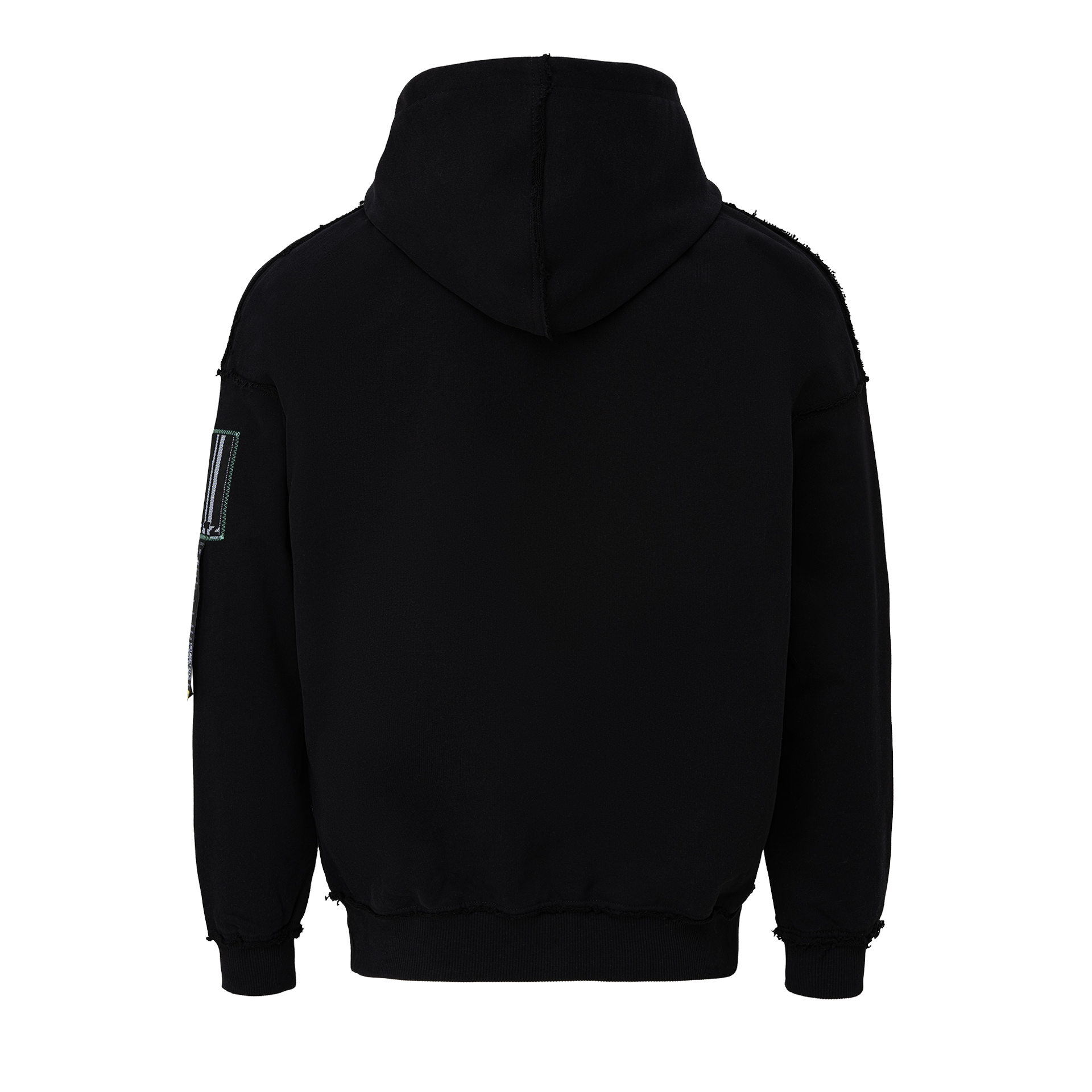 «Sequence» v1.1 Black Distressed Hoodie