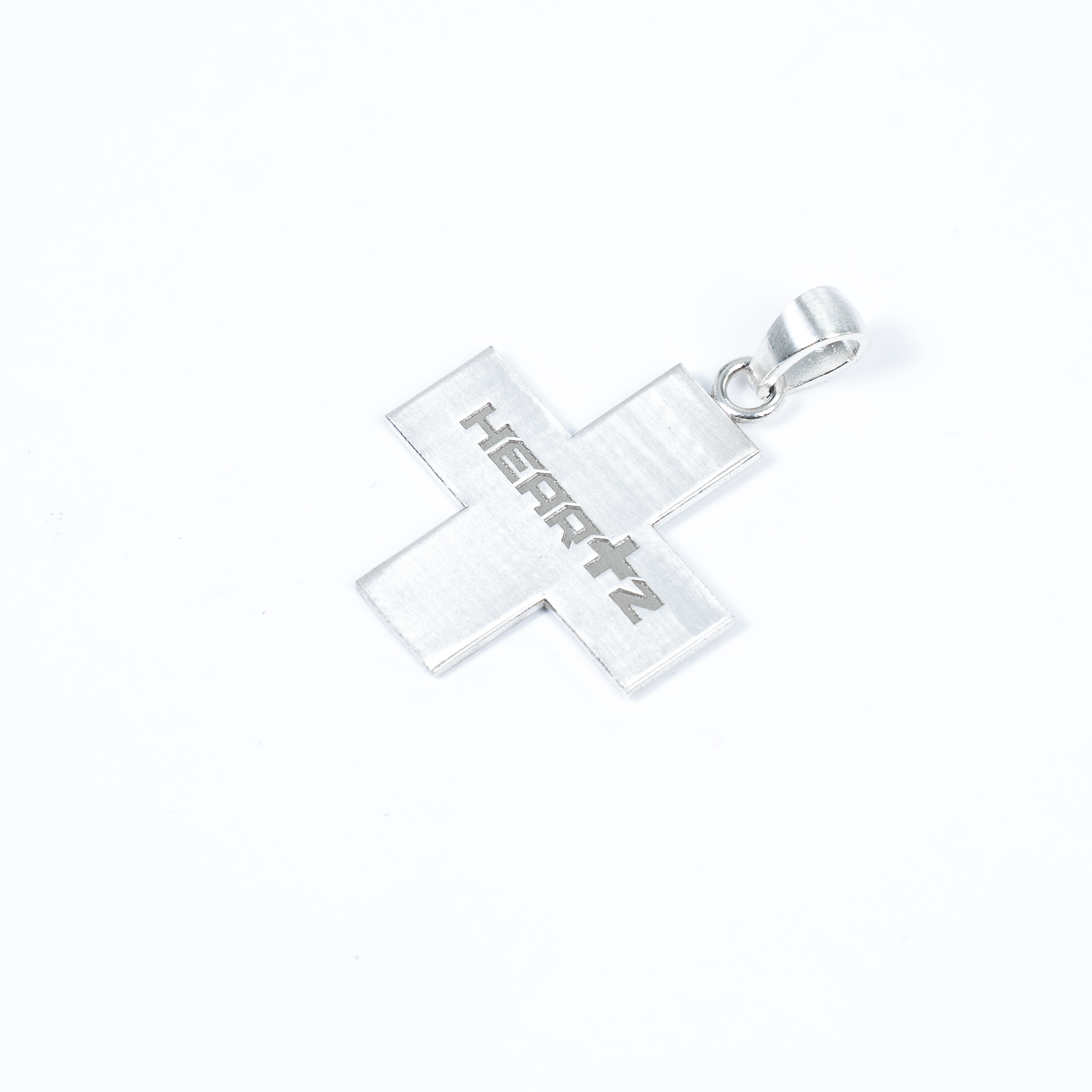 «LOGO+» SILVER COLOR NECKLACE