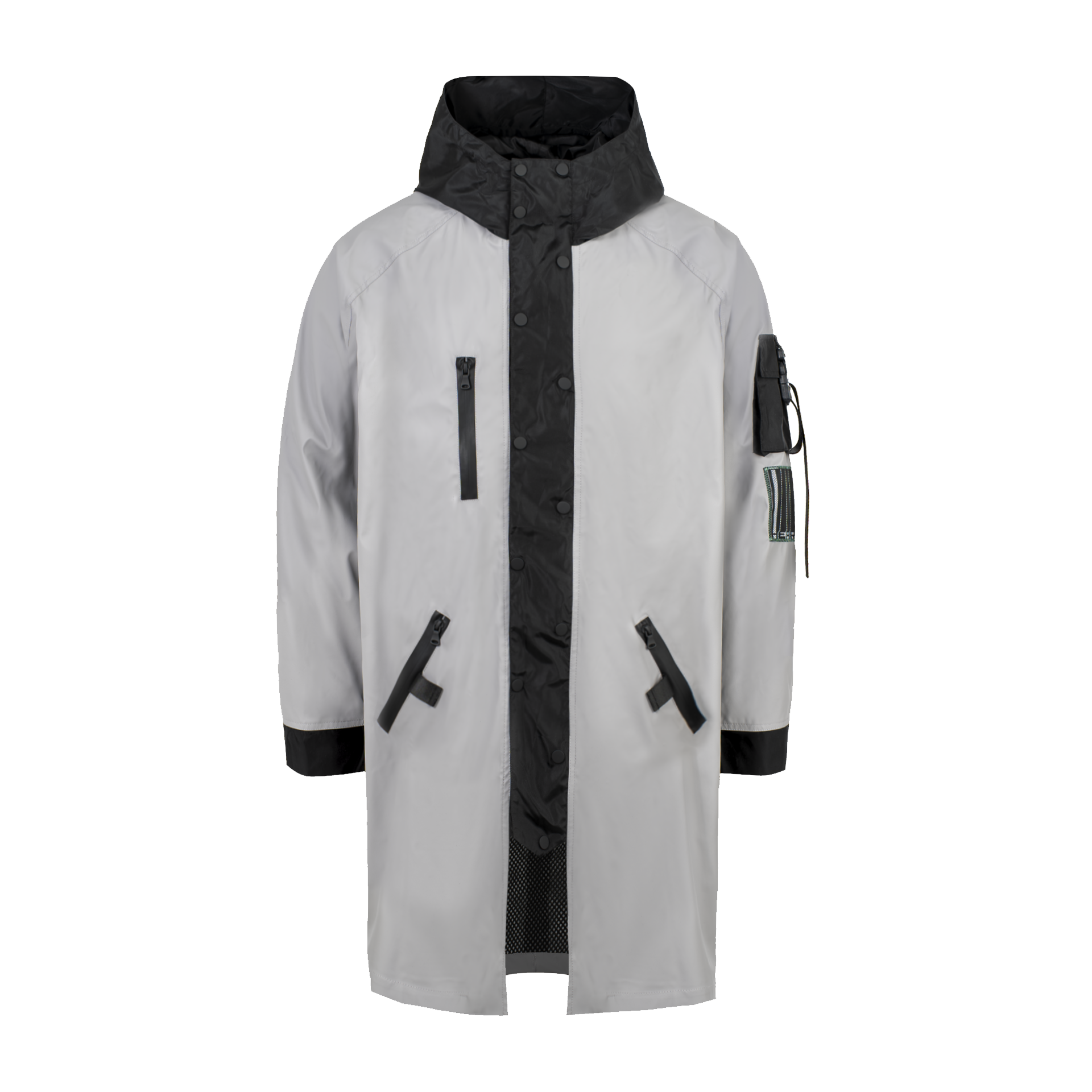 «MIENAI V1.1» Soft-Touch Windbreaker Longcoat