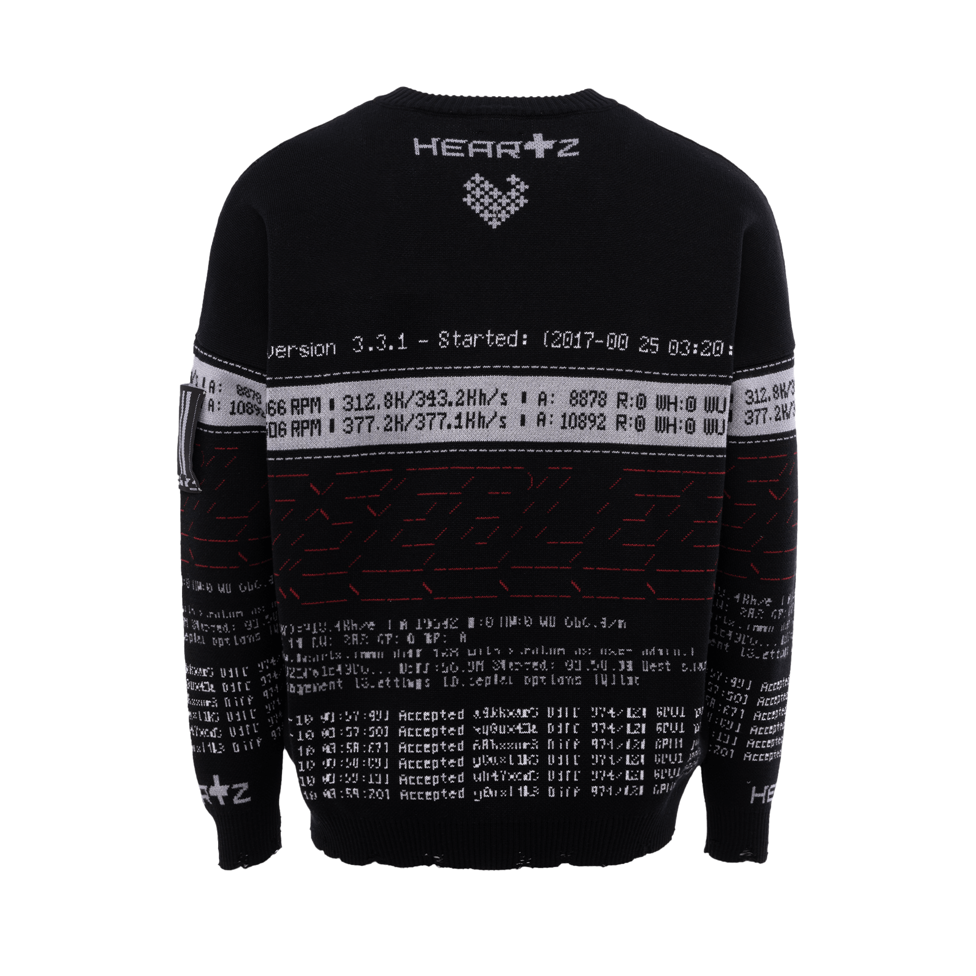 «DATABASE 2.0» KNITTED SWEATER